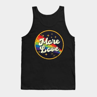 More Love // Rainbow In Space Vintage Grunge-Style Tank Top